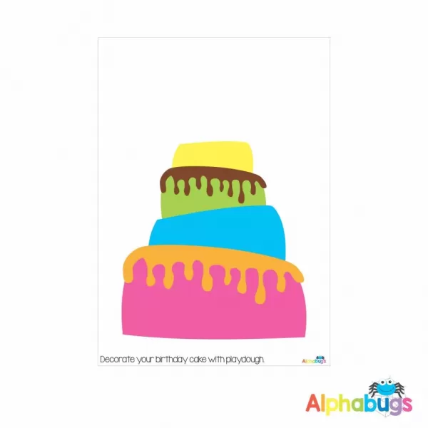 Playdough Mat – Make A Cake 2