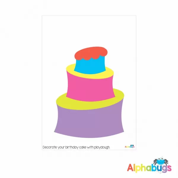 Playdough Mat – Make A Cake 3