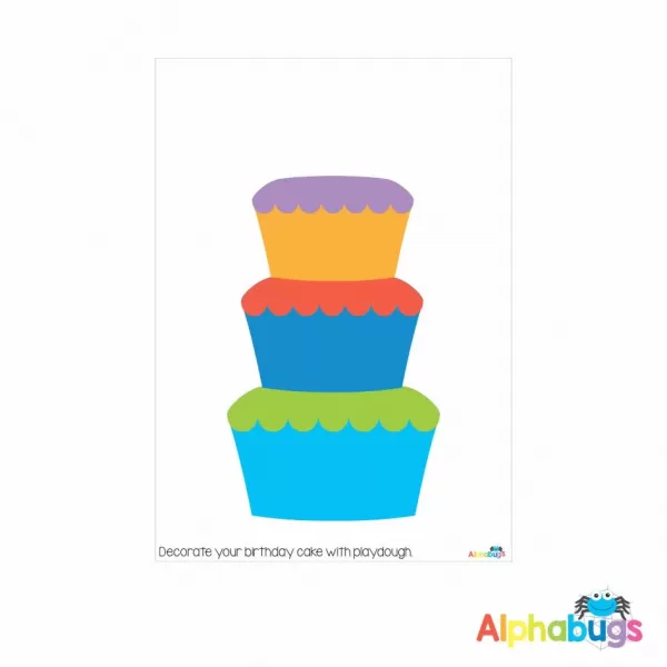 Playdough Mat – Make A Cake 4