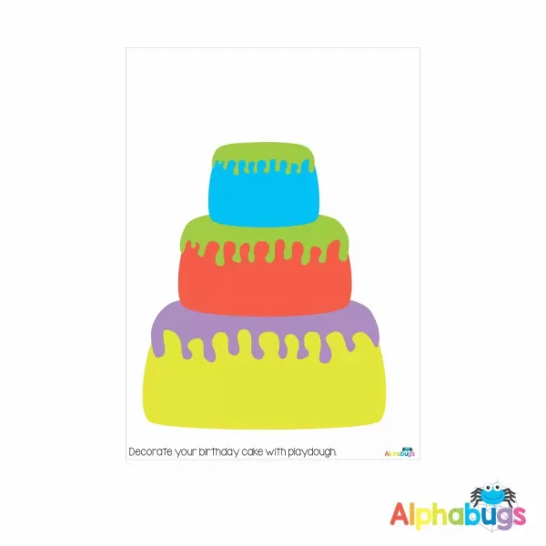 Playdough Mat – Make A Cake 5