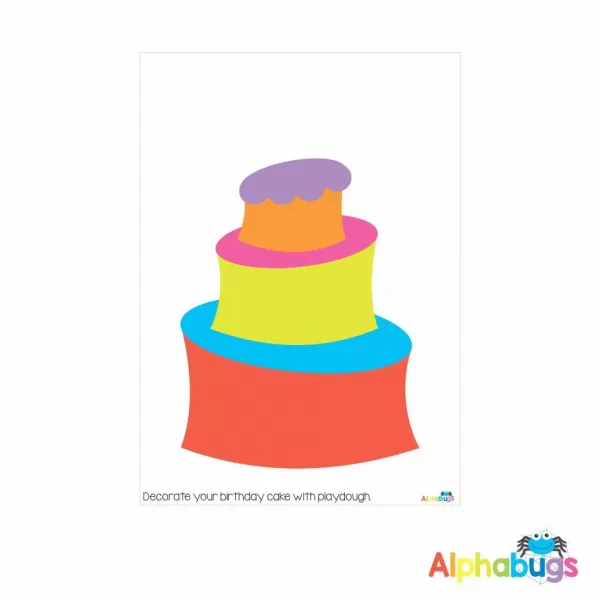 Playdough Mat – Make A Cake 6