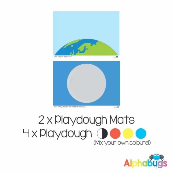 .Playdough Play Set – Outer Space 2 (2M+4D)