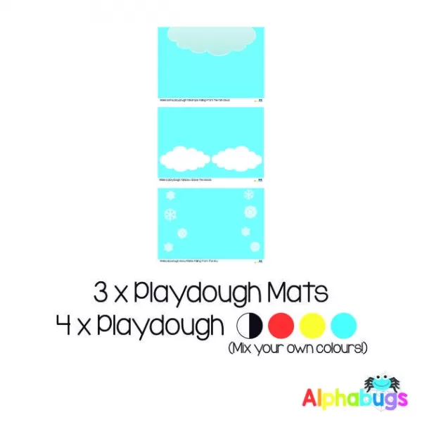 .Playdough Play Set – Come Rain Or Shine (3M+4D)