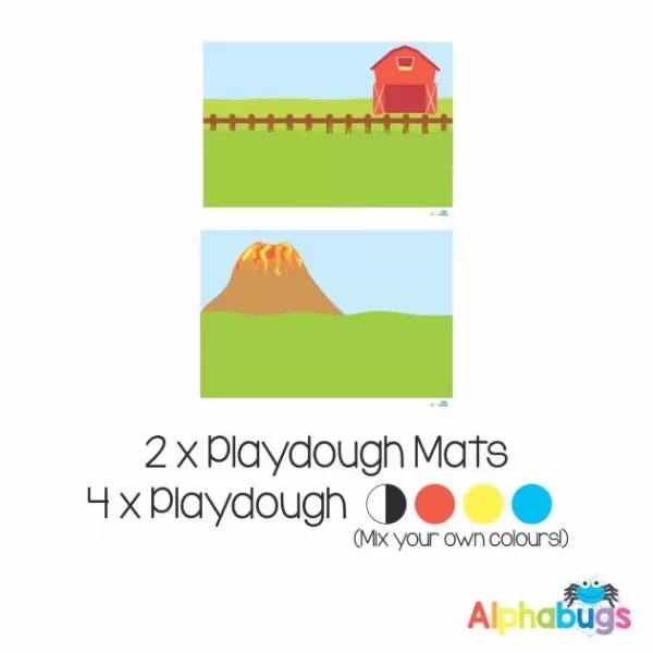 .Playdough Play Set – Free Play 2 (2M+4D)