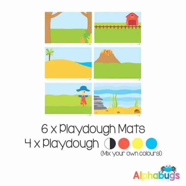 .Playdough Play Set – Free Play 2 (6M+4D)