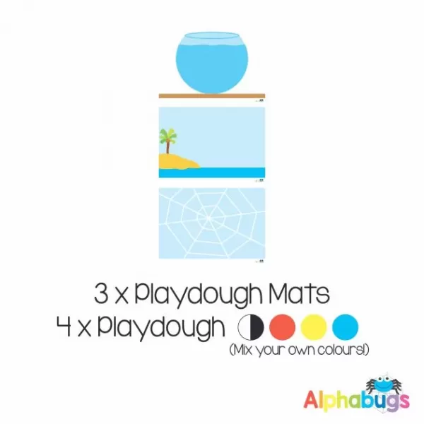 .Playdough Play Set – Free Play 1 (3M+4D)