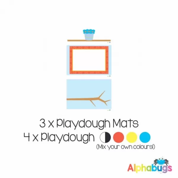 .Playdough Play Set – Free Play 3 (3M+4D)