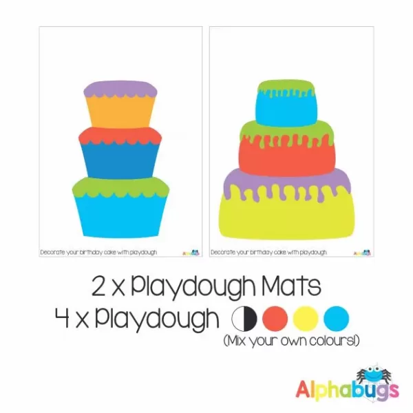 .Playdough Play Set – Make a cake 2 (2M+4D)