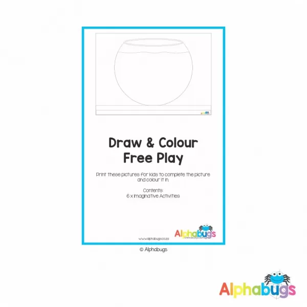 Home Printable – Colour n Draw Free Play One