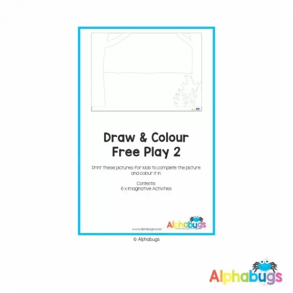 Home Printable – Colour n Draw Free Play Two