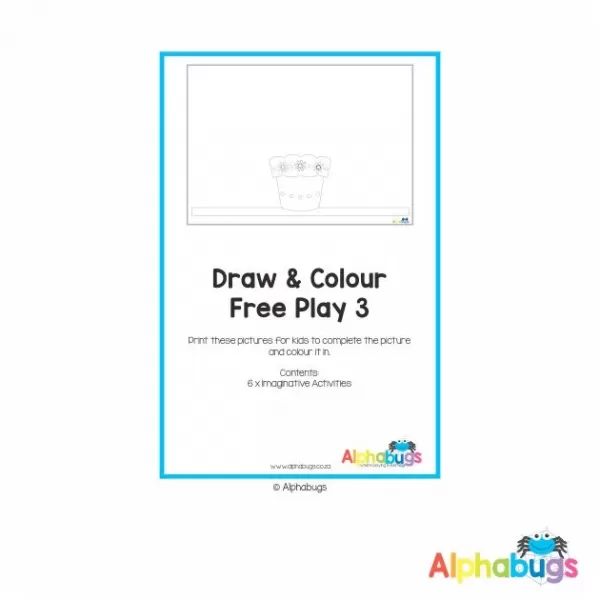 Home Printable – Colour n Draw Free Play Three