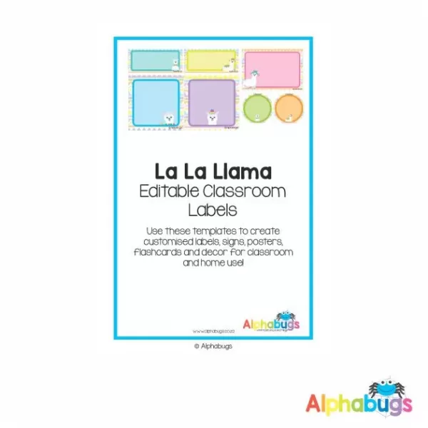 Classroom Decor – La La Llama Labels