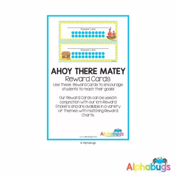 Downloadable – Ahoy There Matey Reward Cards