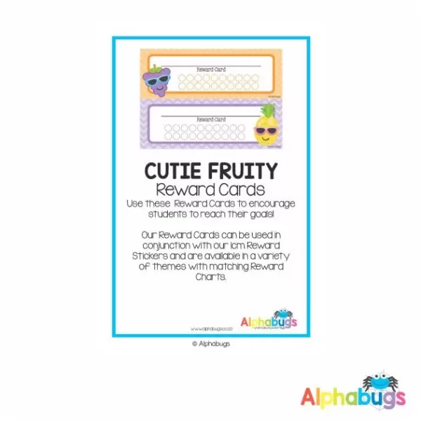 Classroom Decor – Cutey Fruity Reward Cards