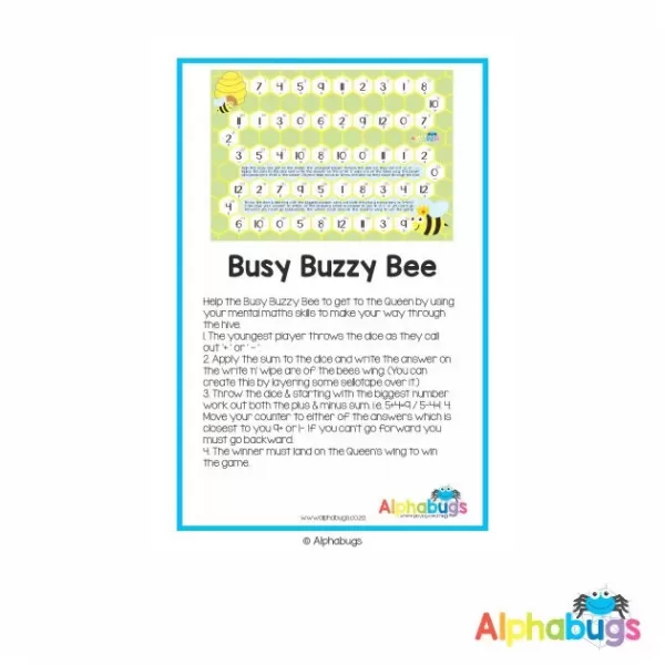 Home Printable – Busy Buzzy Bee