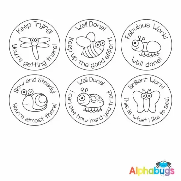 Stamp Set – Alphabugs 3cm