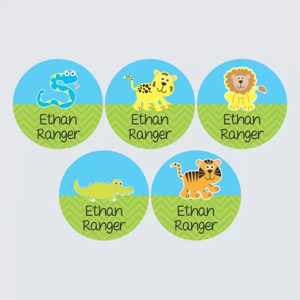 Large Round Labels – In The Wild