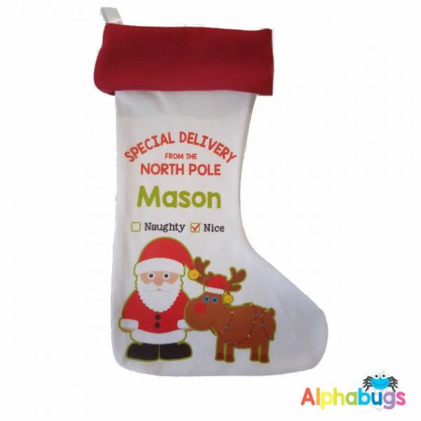 Personalised Stockings – Christmas Characters