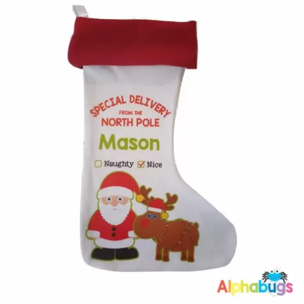 Personalised Stockings – Christmas Characters