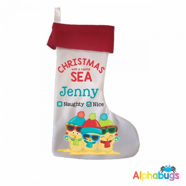 Personalised Stockings – Christmas with a SEA