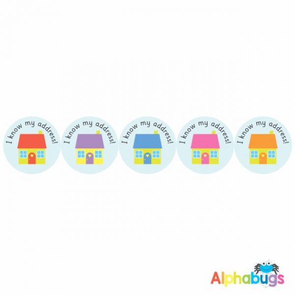 Early Learning Stickers – I know my Address