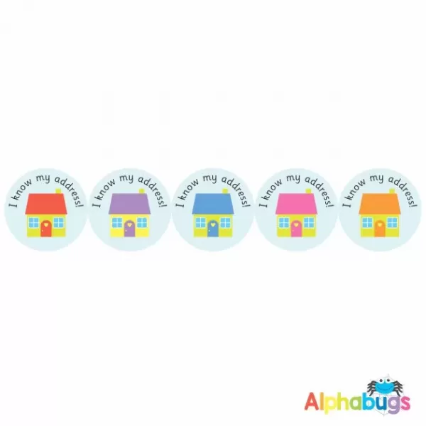 Early Learning Stickers – I know my Address