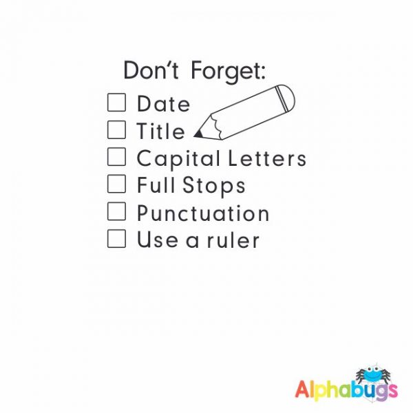 Don't Forget Literacy Checklist | Alphabugs