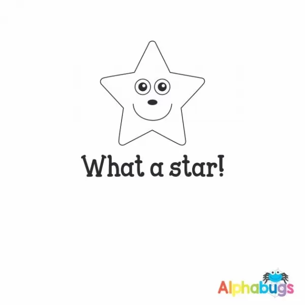What a Star! 3cm Stamp