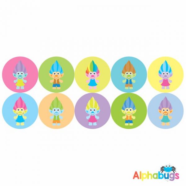 Themed Stickers – Troublesome Trolls 1