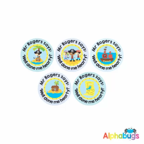 Pre-Designed Personalised Stickers – Ahoy Matey 1
