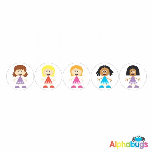 Themed Stickers – Alpha girls 1