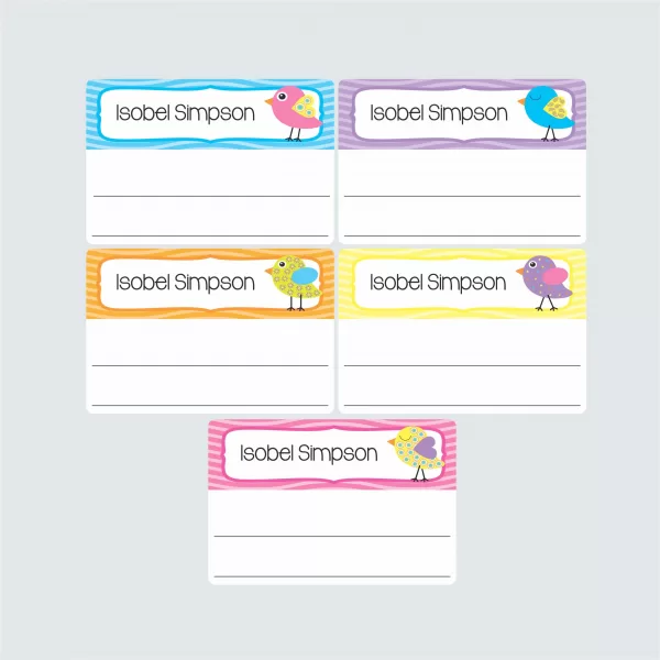 Large Book Labels – Beautiful Birds