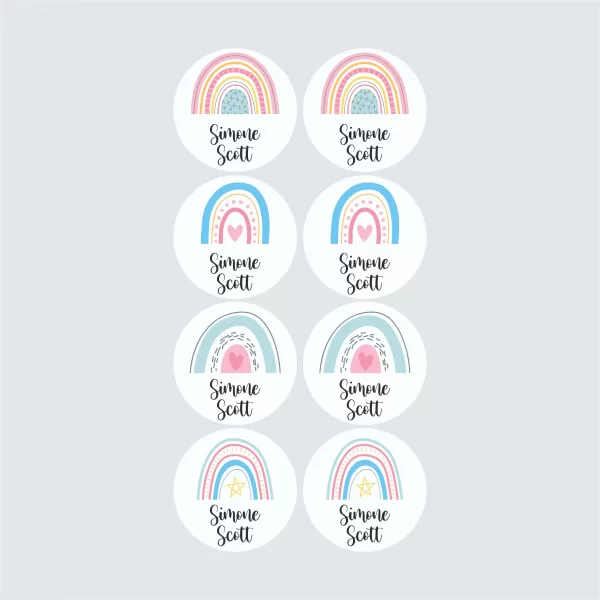 Shoe Labels – Over The Rainbow