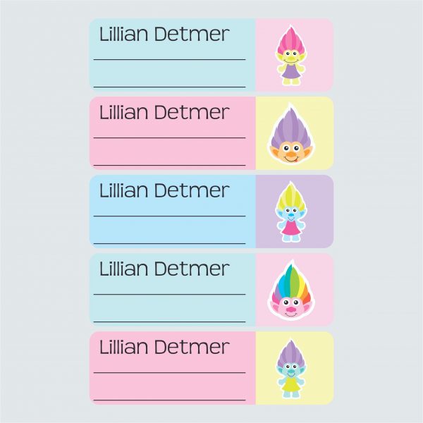 Small Book Labels – Troublesome Trolls