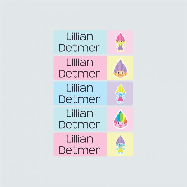 Small Name Labels – Troublesome Trolls
