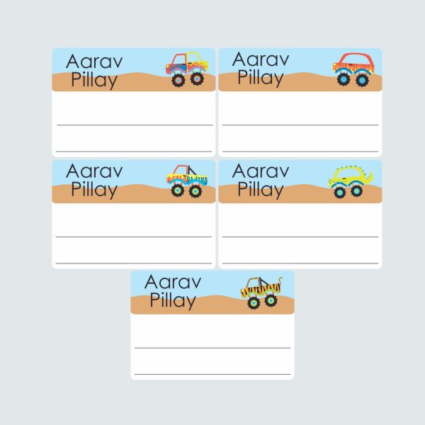 Large Book Labels – Monster Movers