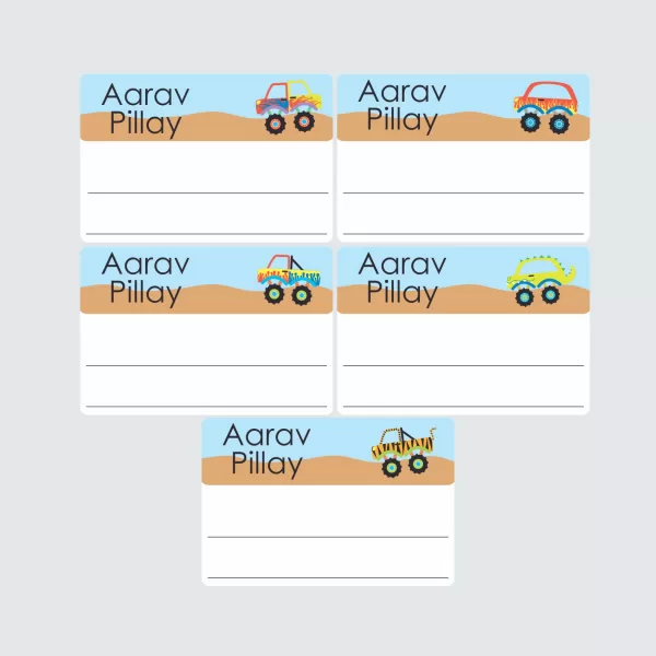 Large Book Labels – Monster Movers