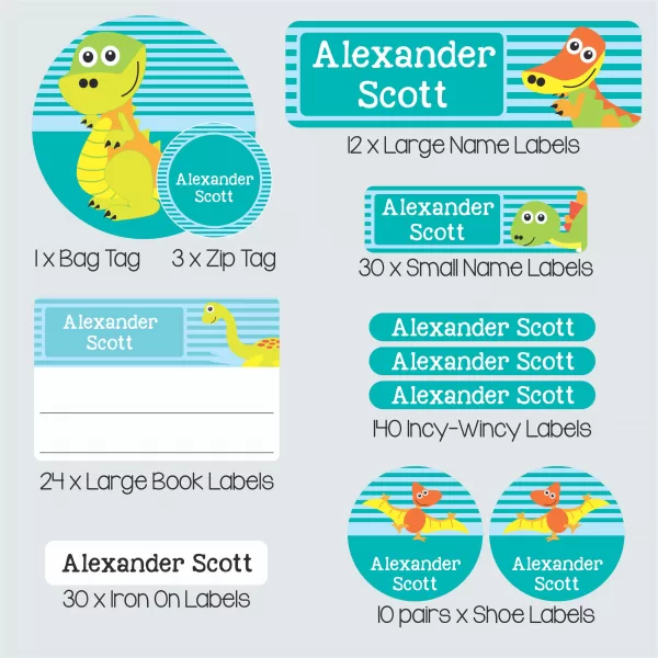 Super Duper Label Pack – Dinoroars