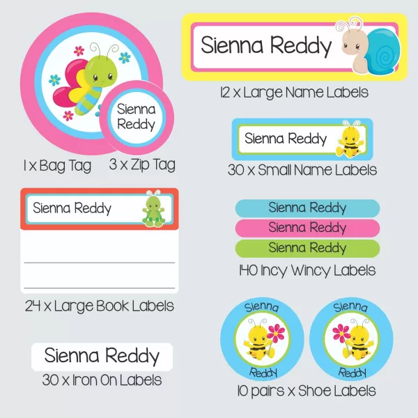 Super Duper Label Pack – Cute as a Bug