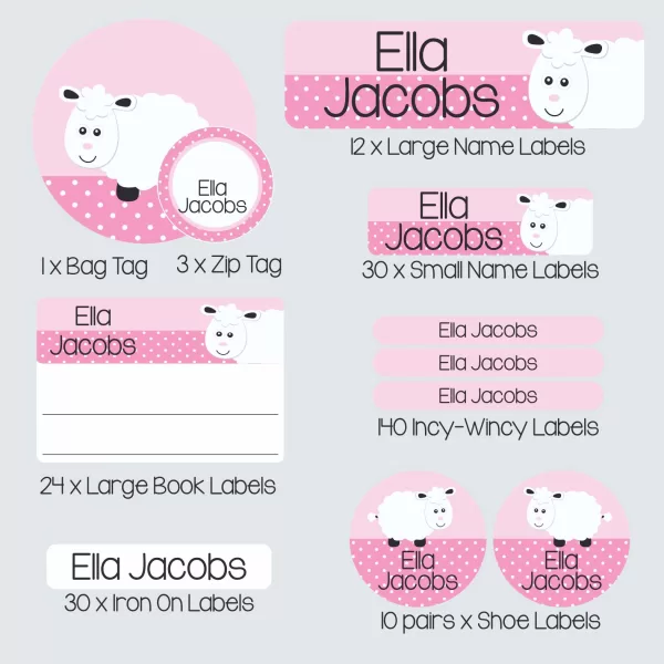 Super Duper Label Pack – Little Lambs