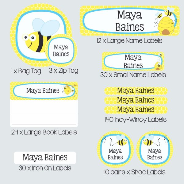 Super Duper Label Pack – Busy Bees