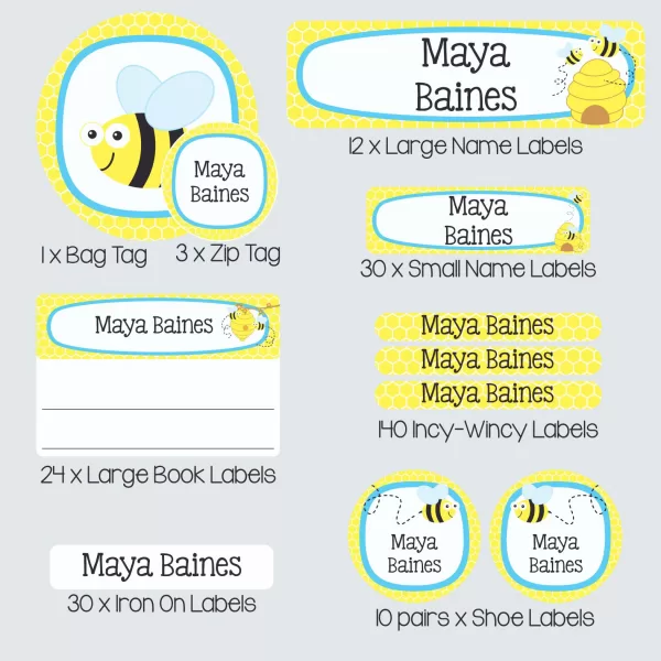 Super Duper Label Pack – Busy Bees