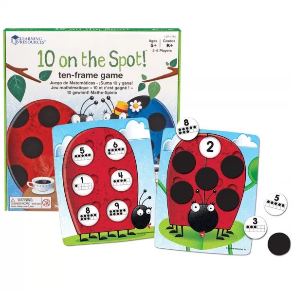 Learning Resources – 10 on the Spot – Ten Frame Game