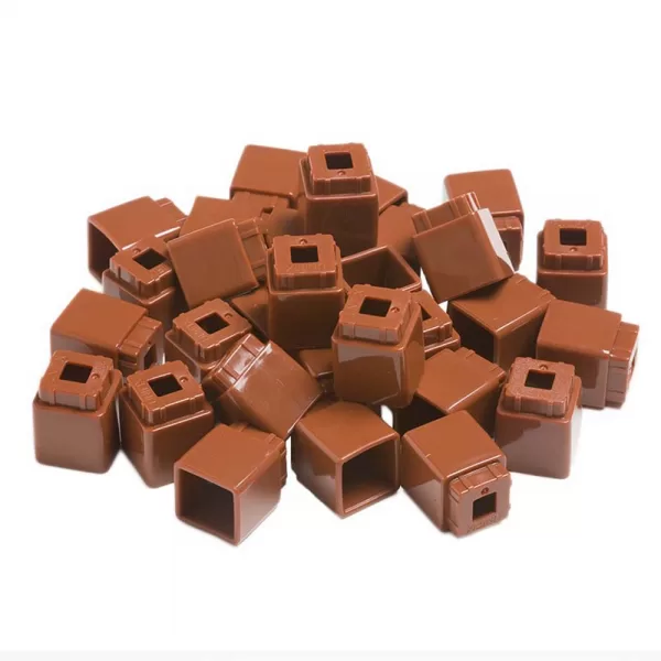 Create By Greenbean – Unifix Cubes 50pcs Brown Polybag