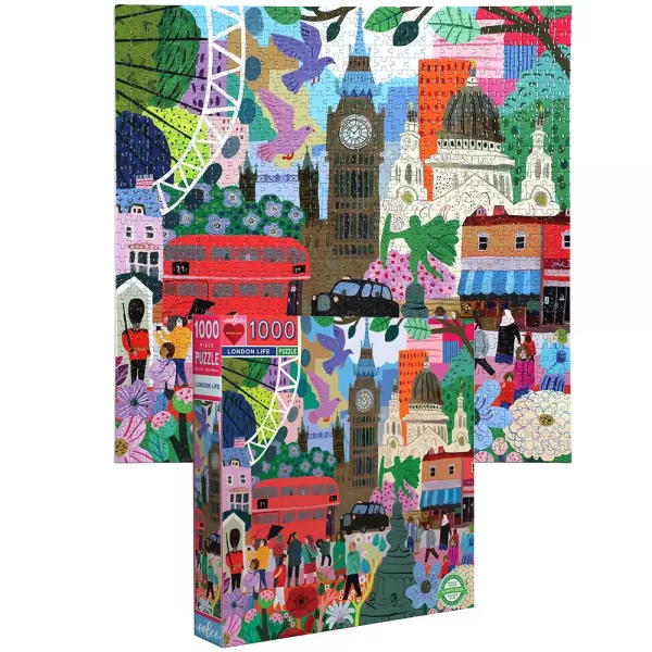 eeBoo – London Life 1000 Piece Square Puzzle