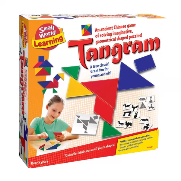 Small World Toys – Tangram – Puzzle Solving Game – 77pcs