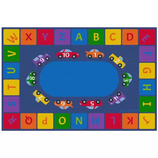 Learning Carpets – Alphabet Cars – Rectangle – 366 x 244 cm