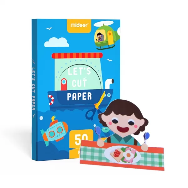 Mideer – Let’s Cut Paper Arts & Crafts Kit: Advanced Level