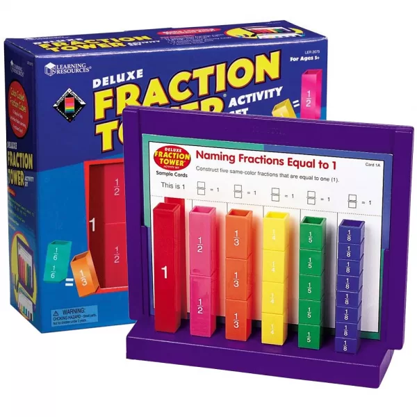 Learning Resources – Deluxe Fraction Tower Activity Set