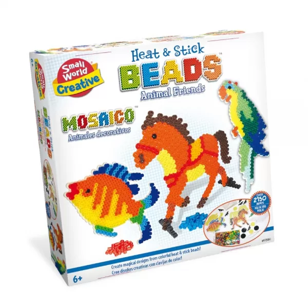 Small World Toys – Heat & Stick Animal Friends Beads Kit